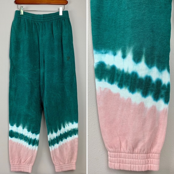 PINK Victoria's Secret Pants - NWT Medium PINK Victoria’s Secret High Waist Campus Joggers Tie Dye Sweats VS